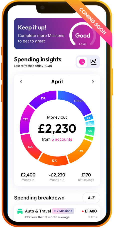 Get detailed spending insights